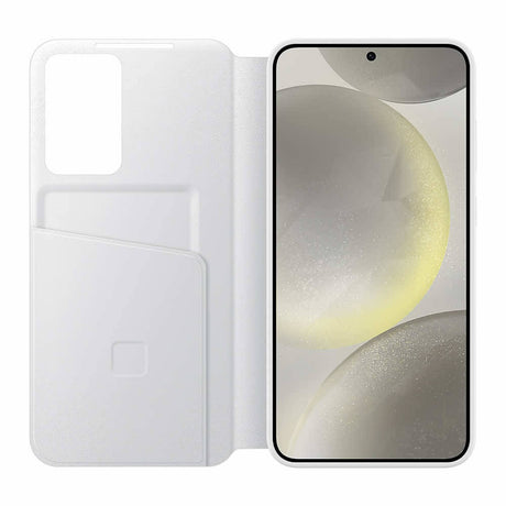 Оригинален Активен Калъф за Samsung S24 Plus Smart View Wallet Book Case EF-ZS926CWEGWW, Бял (4)