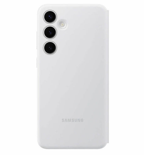 Оригинален Активен Калъф за Samsung S24 Plus Smart View Wallet Book Case EF-ZS926CWEGWW, Бял (5)