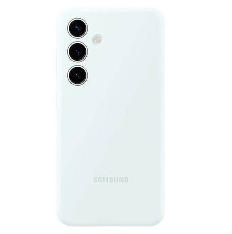 Оригинален Силиконов Калъф за Samsung S24 Plus, Silicone Case EF-PS926TWEGWW, Бял