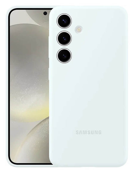 Оригинален Силиконов Калъф за Samsung S24, Silicone Case EF-PS921TWEGWW, Бял (3)