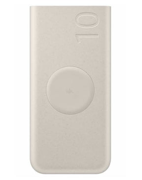 Външна Безжична Батерия, Samsung Wireless Battery Pack EB-U2510XUE 10Ah 25W, Бежов