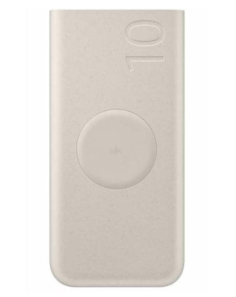 Външна Безжична Батерия, Samsung Wireless Battery Pack EB-U2510XUE 10Ah 25W, Бежов