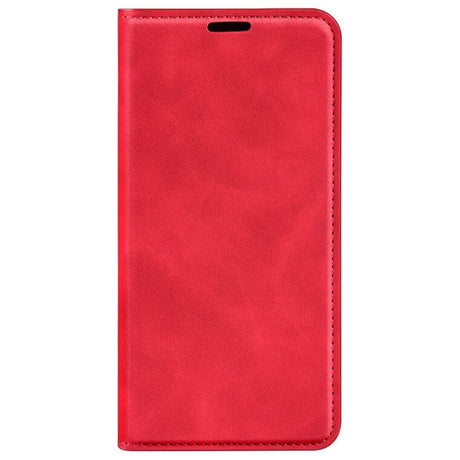 Кожен Калъф с Джобове за Xiaomi 14, Wallet Book Case, Червен (5)