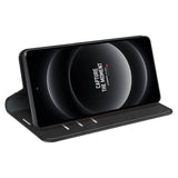 Кожен Калъф с Джобове за Xiaomi 14 Ultra, Wallet Book Case, Черен (3)