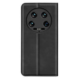 Кожен Калъф с Джобове за Xiaomi 14 Ultra, Wallet Book Case, Черен (9)