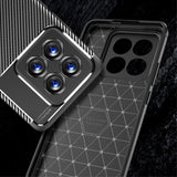 Силиконов Калъф за Xiaomi 14, New Carbon Case, Черен (3)