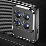 Силиконов Калъф за Xiaomi 14, New Carbon Case, Черен (5)