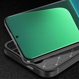 Силиконов Калъф за Xiaomi 14, New Carbon Case, Черен (4)
