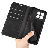 Кожен Калъф с Джобове за Xiaomi 14, Wallet Book Case, Черен (4)