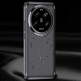 Силиконов Калъф за Xiaomi 14 Ultra, New Carbon Case, Черен (5)