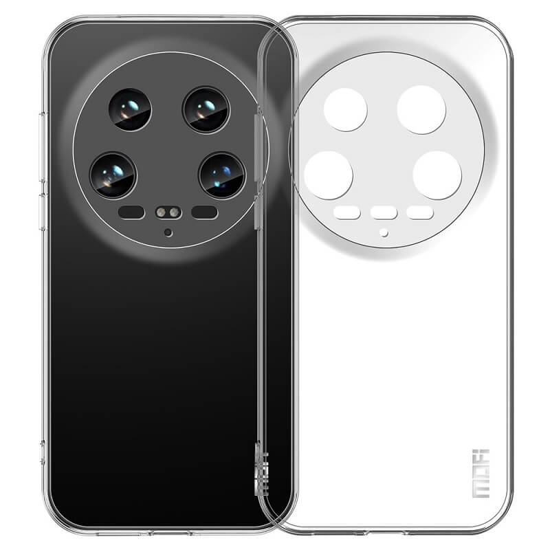 Силиконов Калъф за Xiaomi 14 Ultra, GKK Clear TPU Case, Прозрачен