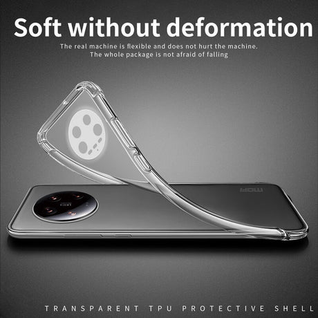 Силиконов Калъф за Xiaomi 14 Ultra, GKK Clear TPU Case, Прозрачен (4)