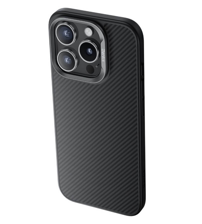 Magsafe Кевларен Калъф за iPhone 16 Pro, Benks ArmorPro Case, Черен (2)