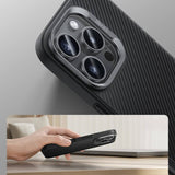 Magsafe Кевларен Калъф за iPhone 16 Pro, Benks ArmorPro Case, Черен (10)