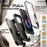 Magsafe Противоударен Калъф за iPhone 16 Pro Max, Supcase UB Pro Mag, Черен (5)