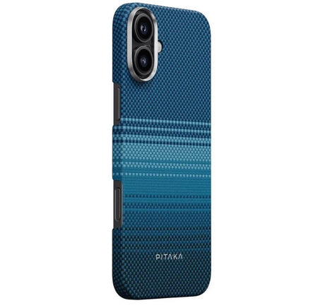 Magsafe Калъф за iPhone 16, Pitaka Edge Case Moonrise, Син (4)