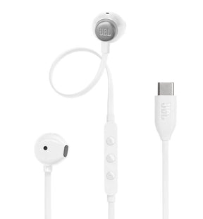Слушалки с USB-C, JBL Tune 305C DAC Handsfree JBLT305CWHT, Бял