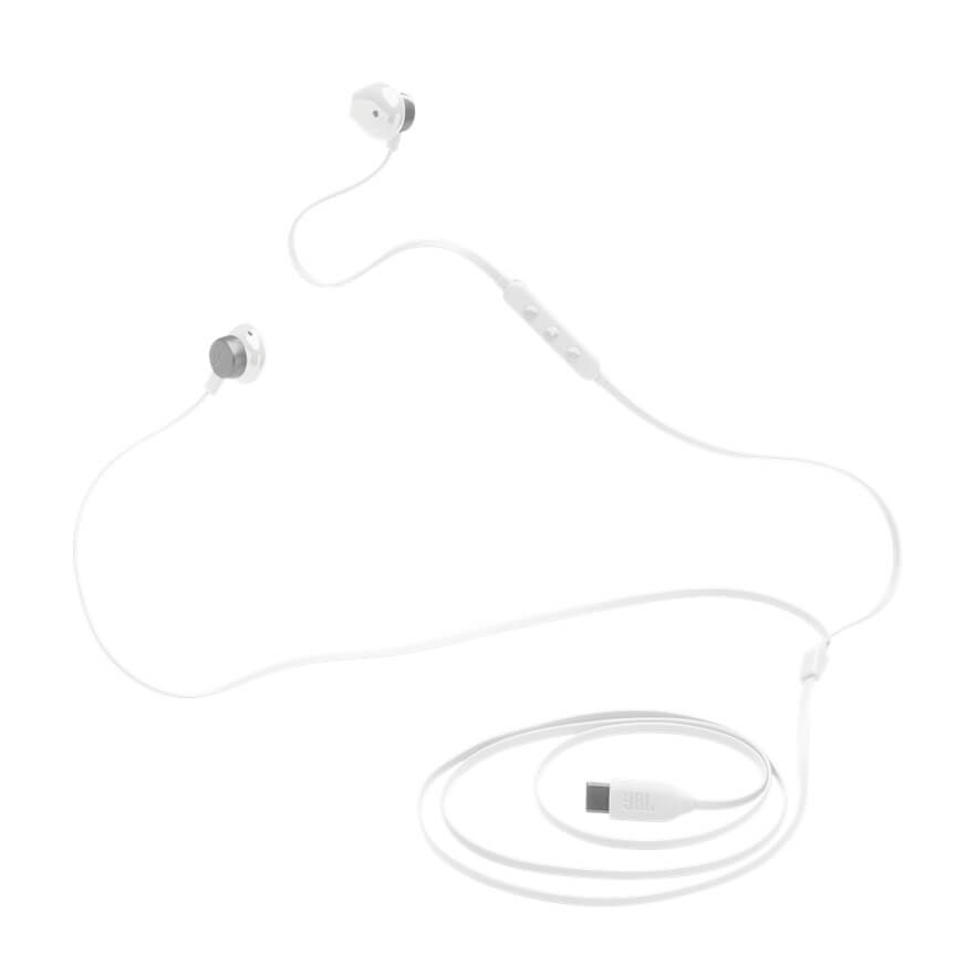Слушалки с USB-C, JBL Tune 305C DAC Handsfree JBLT305CWHT, Бял (6)
