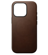 Magsafe Калъф от Естествена Кожа за iPhone 16 Pro, Nomad Modern Leather Case, Кафяв