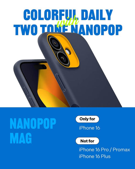 Magsafe Калъф за iPhone 16, Spigen Nano Pop Case, Син (9)
