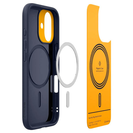 Magsafe Калъф за iPhone 16, Spigen Nano Pop Case, Син (7)