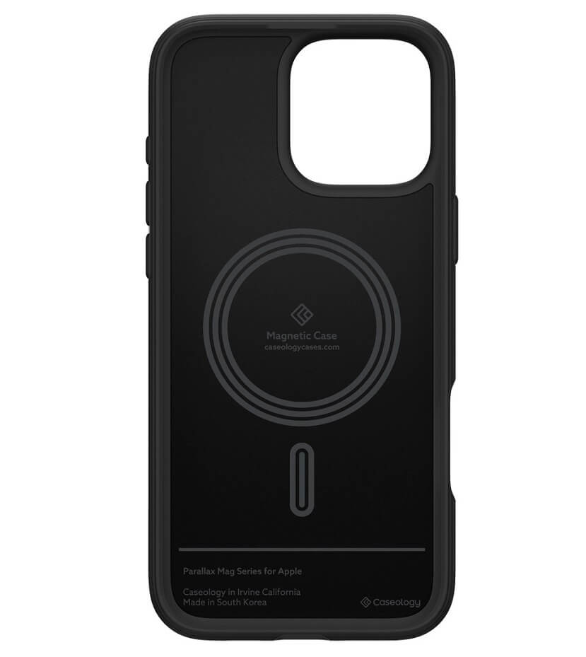 Magsafe Калъф за iPhone 16 Pro Max, Spigen Caseology Parallax, Черен (3)