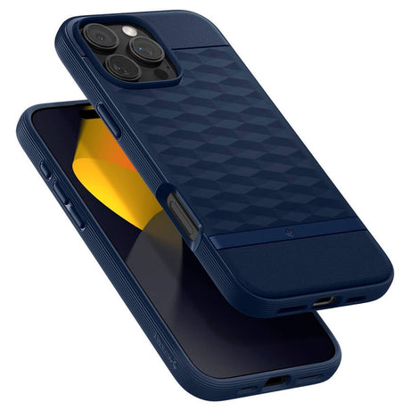 Magsafe Калъф за iPhone 16 Pro, Spigen Caseology Parallax, Син (5)
