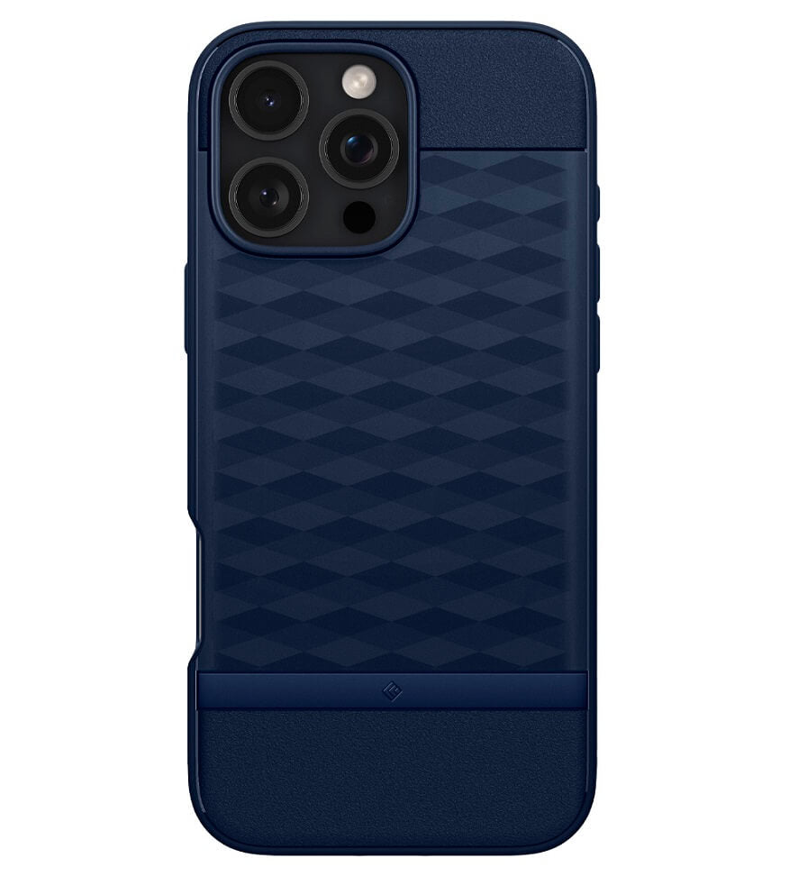 Magsafe Калъф за iPhone 16 Pro, Spigen Caseology Parallax, Син (2)