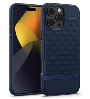 Magsafe Калъф за iPhone 16 Pro, Spigen Caseology Parallax, Син