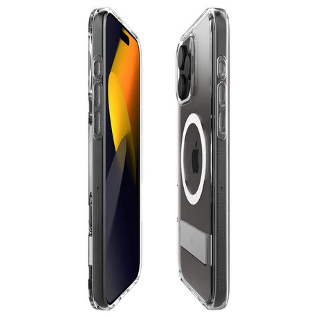 Magsafe Калъф за iPhone 16 Pro Max, Spigen Caseology Capella Kickstand Case, Прозрачен (9)