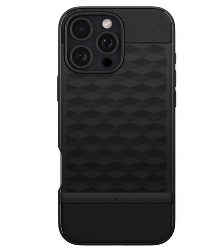 Magsafe Калъф за iPhone 16 Pro Max, Spigen Caseology Parallax, Черен (2)