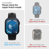 Удароустойчив Протектор за Apple Watch 11/ 10 42mm, Spigen Elite Shield EZ Fit Glass 2бр., Прозрачен (7)