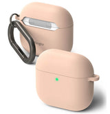 Калъф за Слушалки за Apple Airpods 4, Ringke Silicone Case, Розов