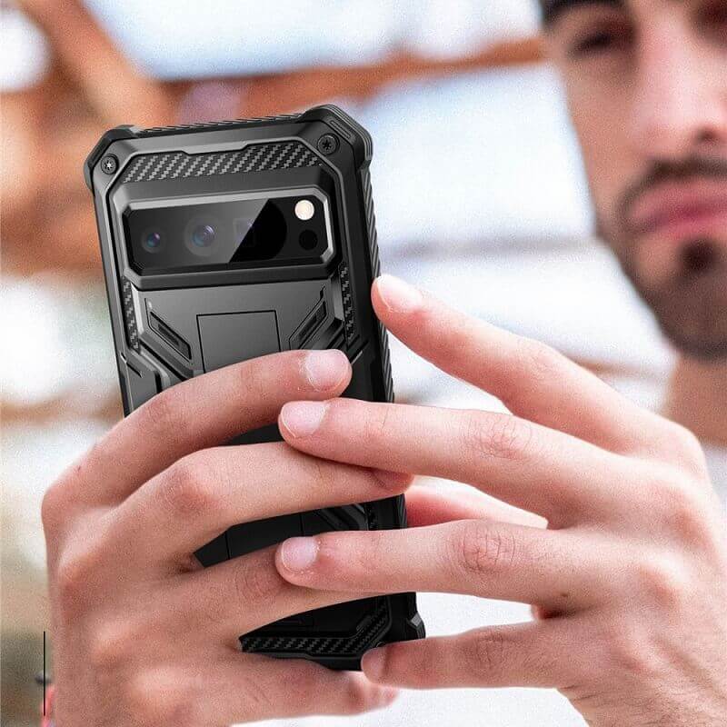 Противоударен Калъф за Google Pixel 9 Pro/ 9, Supcase Iblsn ArmorBox, Черен (5)