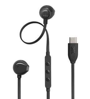 Слушалки с USB-C, JBL Tune 305C DAC Handsfree JBLT305CBLK, Черен