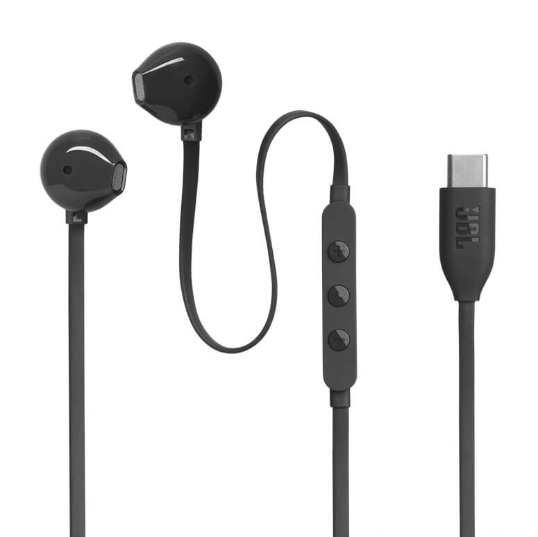 Слушалки с USB-C, JBL Tune 305C DAC Handsfree JBLT305CBLK, Черен (2)