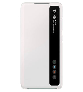 Оригинален Активен Калъф за Samsung S20 FE Smart Clear View Cover Book Case EF-ZG780CWEGEE, Бял