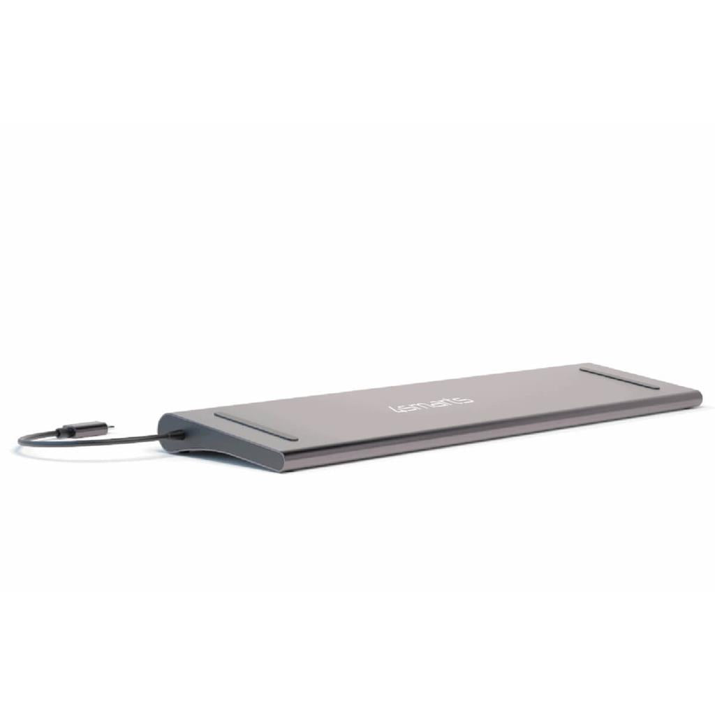 USB-C Хъб, 4Smarts 11in1 VGA-HDMI-Ethernet-USB 3.0-Card Slot, Сив (2)