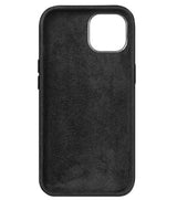 Елегантен Калъф за iPhone 16 Pro, Alcantara Case, Черен (2)