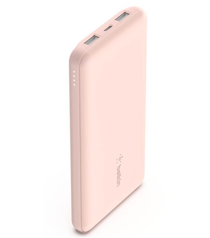 Външна Батерия, Belkin Boost Charge USB-C 15W 10000mAh, Розов (2)