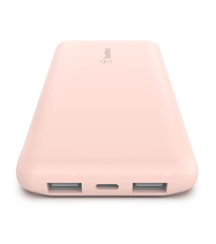 Външна Батерия, Belkin Boost Charge USB-C 15W 10000mAh, Розов