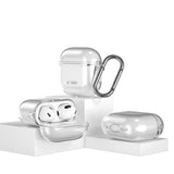 Силиконов Калъф за Apple Airpods 4, Tech-Protect FlexAir Clear Case, Прозрачен (2)