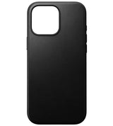 Magsafe Калъф от Естествена Кожа за iPhone 16 Pro Max, Nomad Modern Leather Case, Черен
