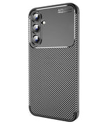 Силиконов Калъф за Samsung A16, New Carbon Case, Черен (2)