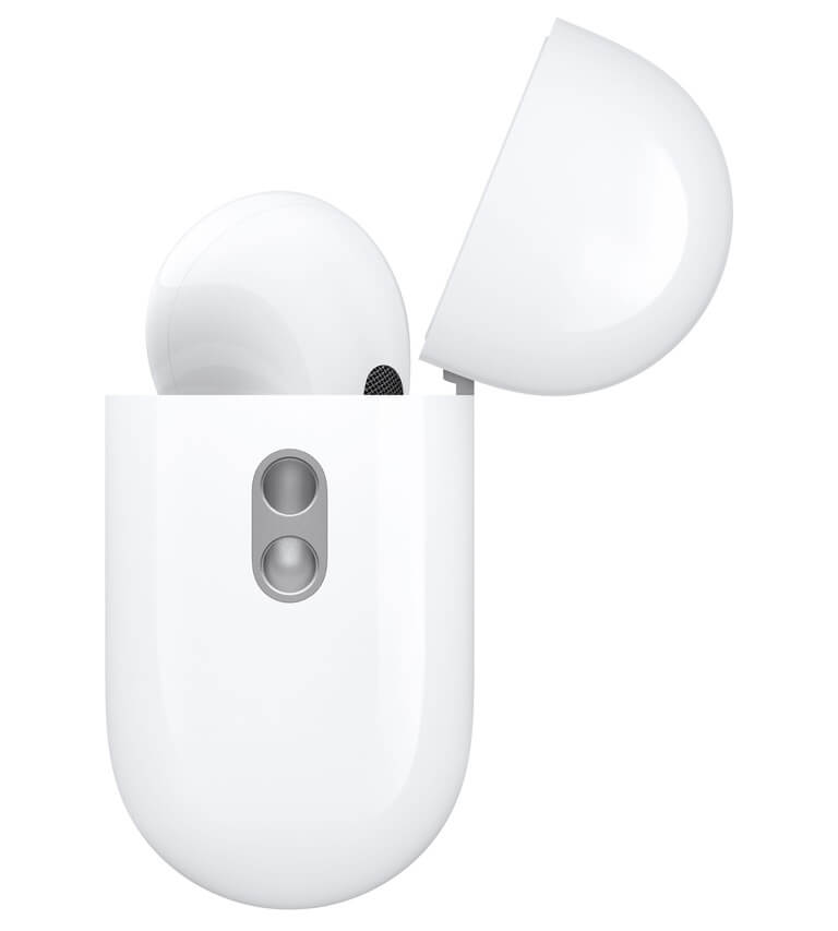 Оригинални Безжични Слушалки Apple AirPods Pro 2 USB-C Magsafe MTJV3ZM/A, Бял (6)