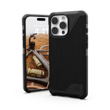 Magsafe Кевларен Калъф за iPhone 16 Pro, UAG Metropolis LT Case, Черен (7)