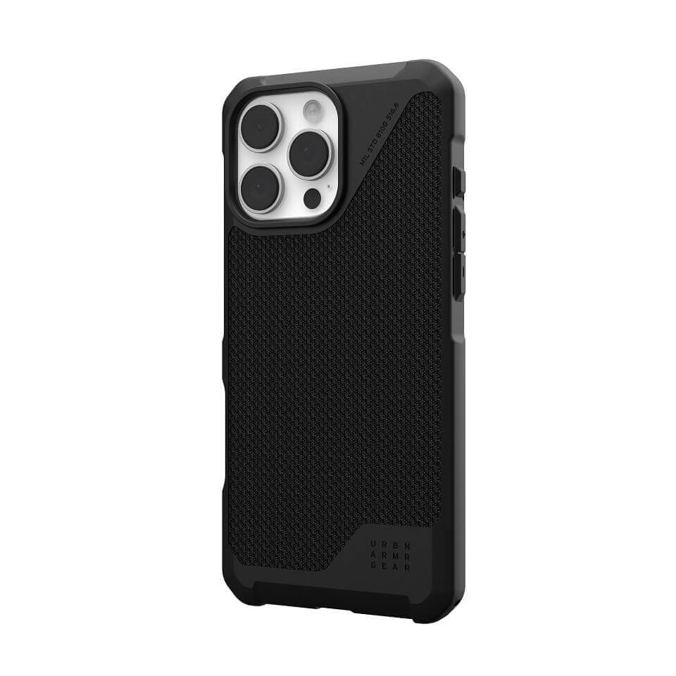 Magsafe Кевларен Калъф за iPhone 16 Pro, UAG Metropolis LT Case, Черен (5)