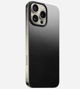 Magsafe Кожен Калъф-Подложка за iPhone 16 Pro Max, Nomad Leather Back Case, Черен