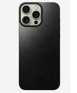 Magsafe Кожен Калъф-Подложка за iPhone 16 Pro Max, Nomad Leather Back Case, Черен (4)