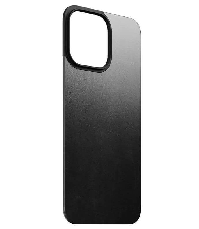 Magsafe Кожен Калъф-Подложка за iPhone 16 Pro Max, Nomad Leather Back Case, Черен (2)